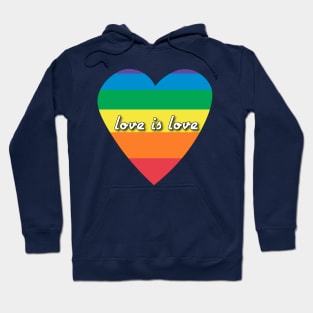 Love is love Rainbow Hoodie